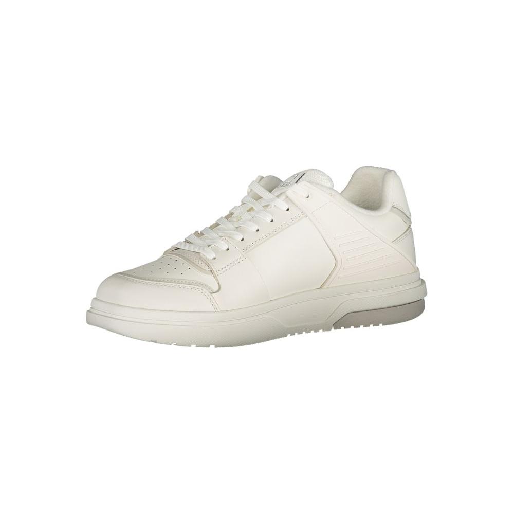 Tommy Hilfiger White Polyester Sneaker Tommy Hilfiger