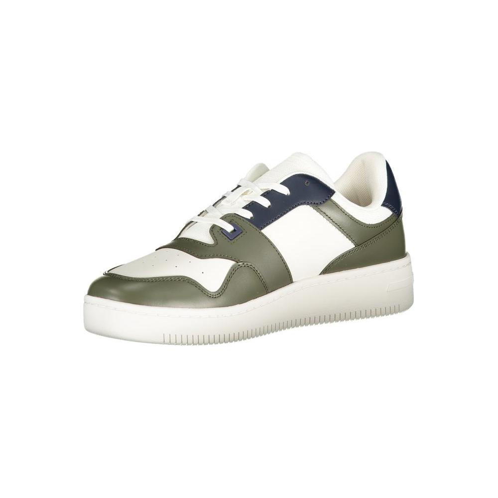 Tommy Hilfiger Green Polyester Sneaker Tommy Hilfiger