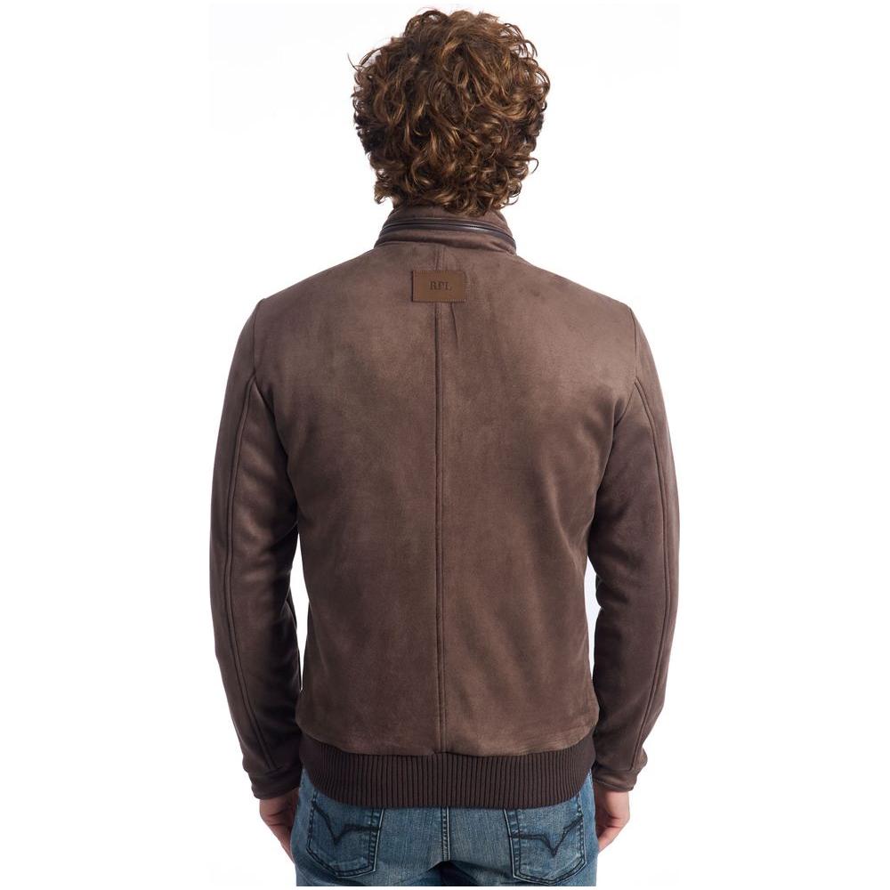 Roberto Pepe Luxury Brown ECOMONTONE Jacket Roberto Pepe Luxury