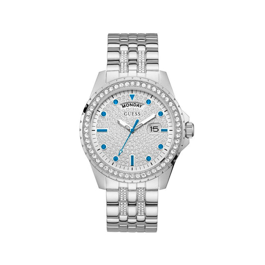 Guess Silver Stainless Steel Watch Guess