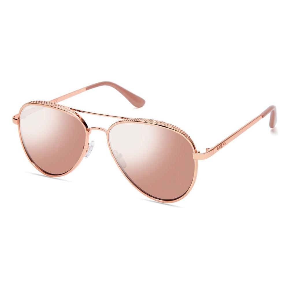 Guess Pink Metal Sunglasses Guess