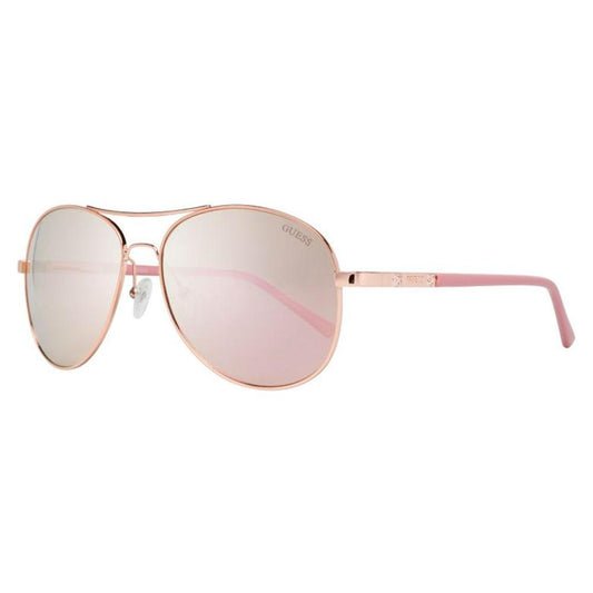 Guess Pink Metal Sunglasses