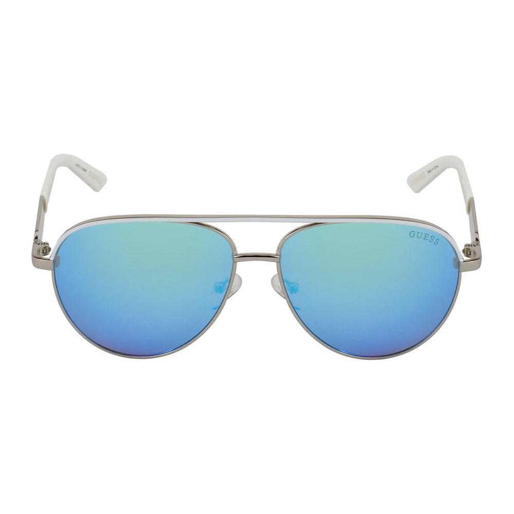 Guess Gray Metal Sunglasses Guess