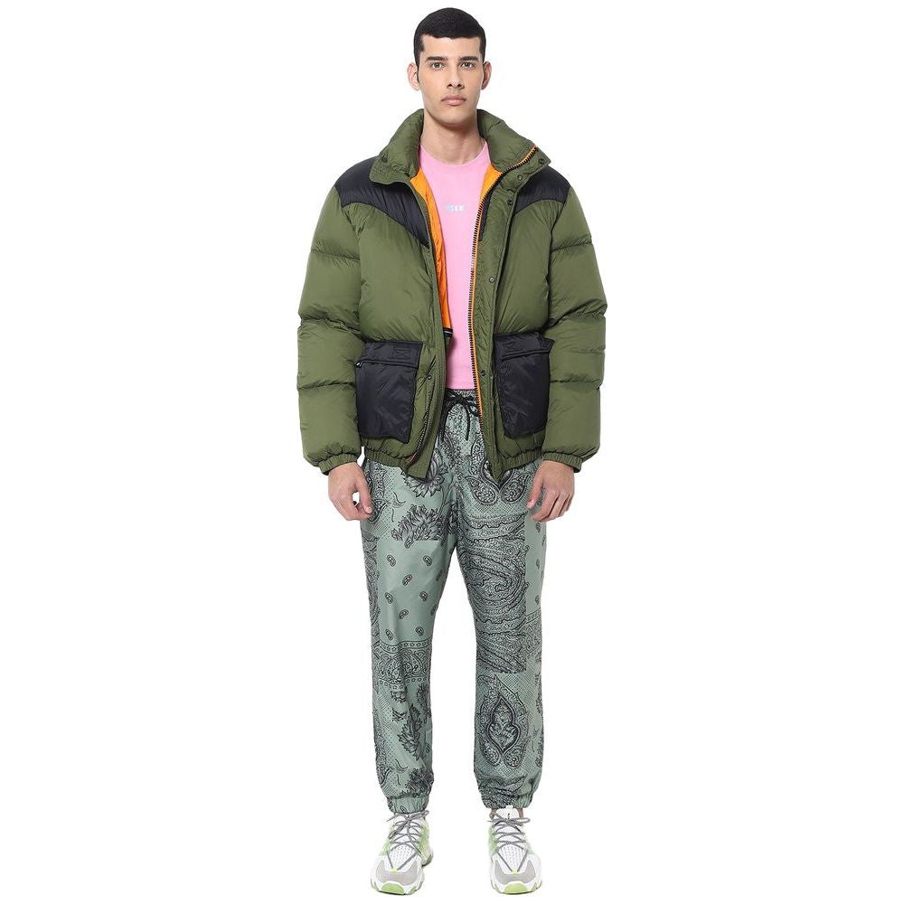 MSGM Green Nylon Jacket MSGM