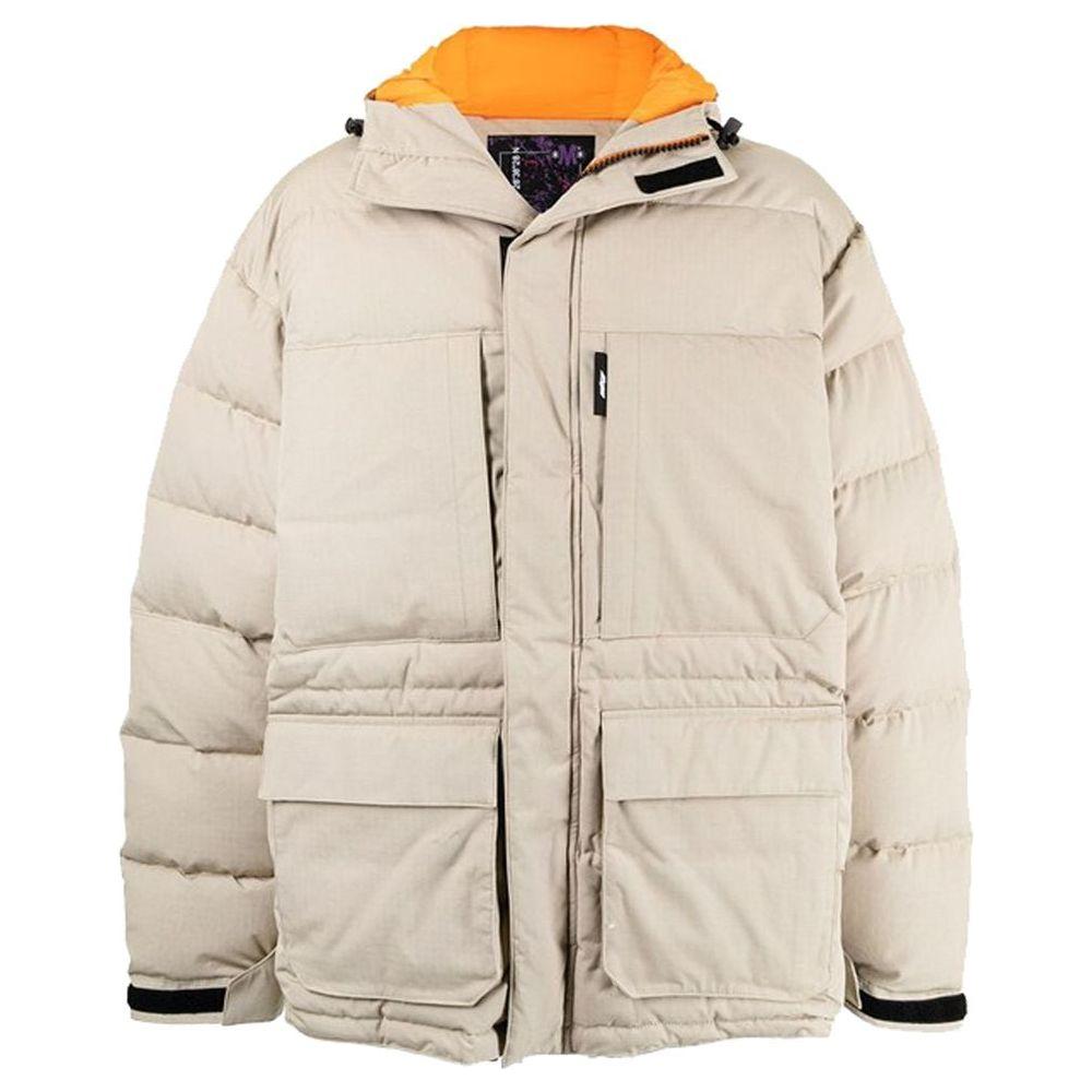 MSGM Beige Cotton Men Jacket MSGM