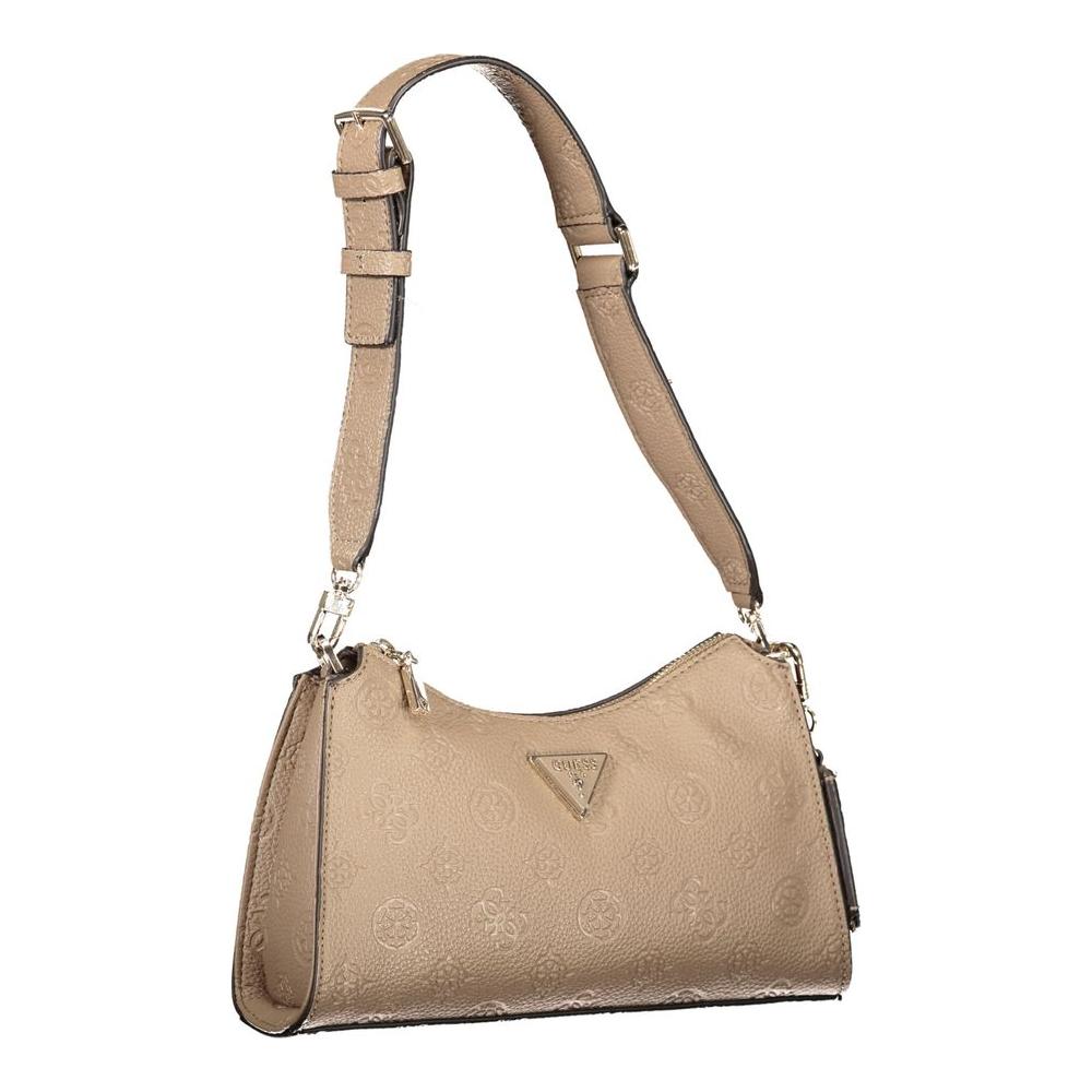 Guess Jeans Beige Polyethylene Handbag Guess Jeans