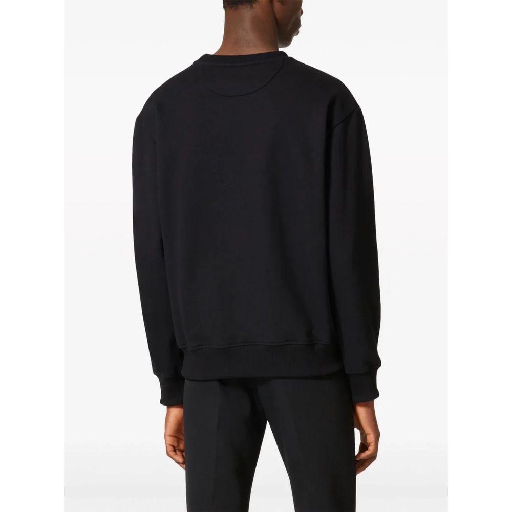 Valentino Black Cotton Sweater Valentino