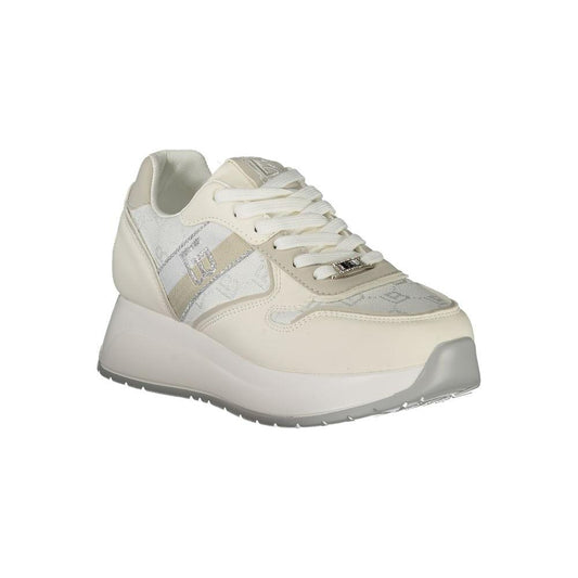 Laura Biagiotti White Polyester Sneaker Laura Biagiotti