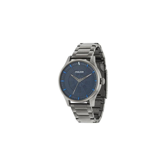 Police Gray Stainless Steel Watch Police