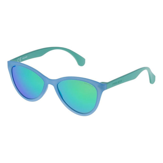 Police Blue Injected Sunglasses Police