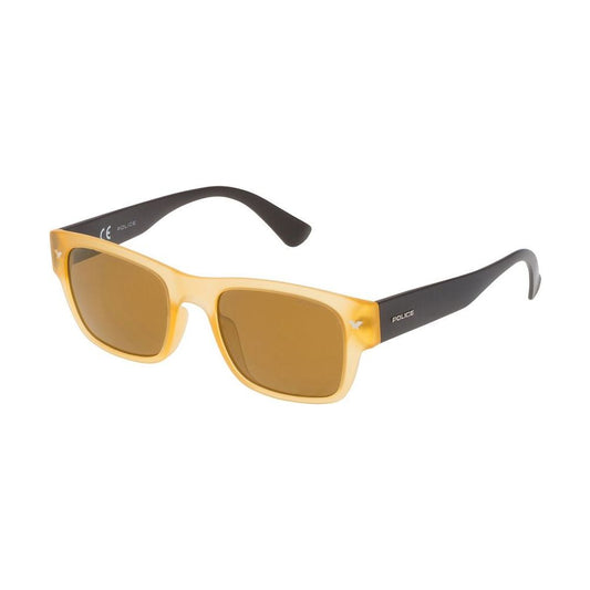 Police Yellow Injected Sunglasses Police