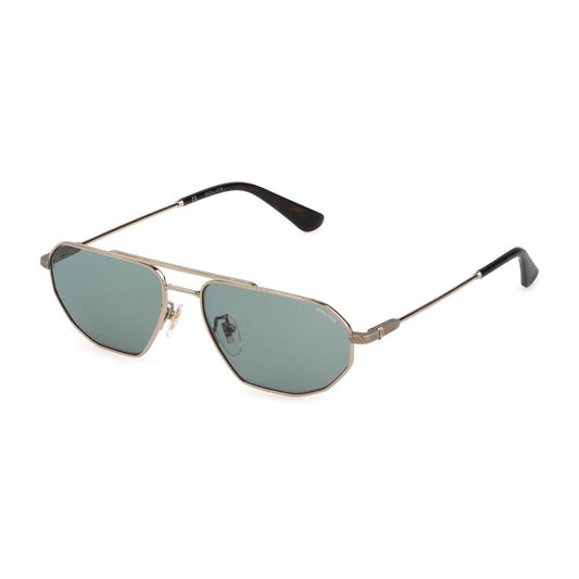 Police Gray Metal Sunglasses Police