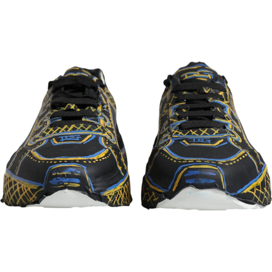 Dolce & Gabbana Multicolor Leather Daymaster Sneakers Shoes Dolce & Gabbana