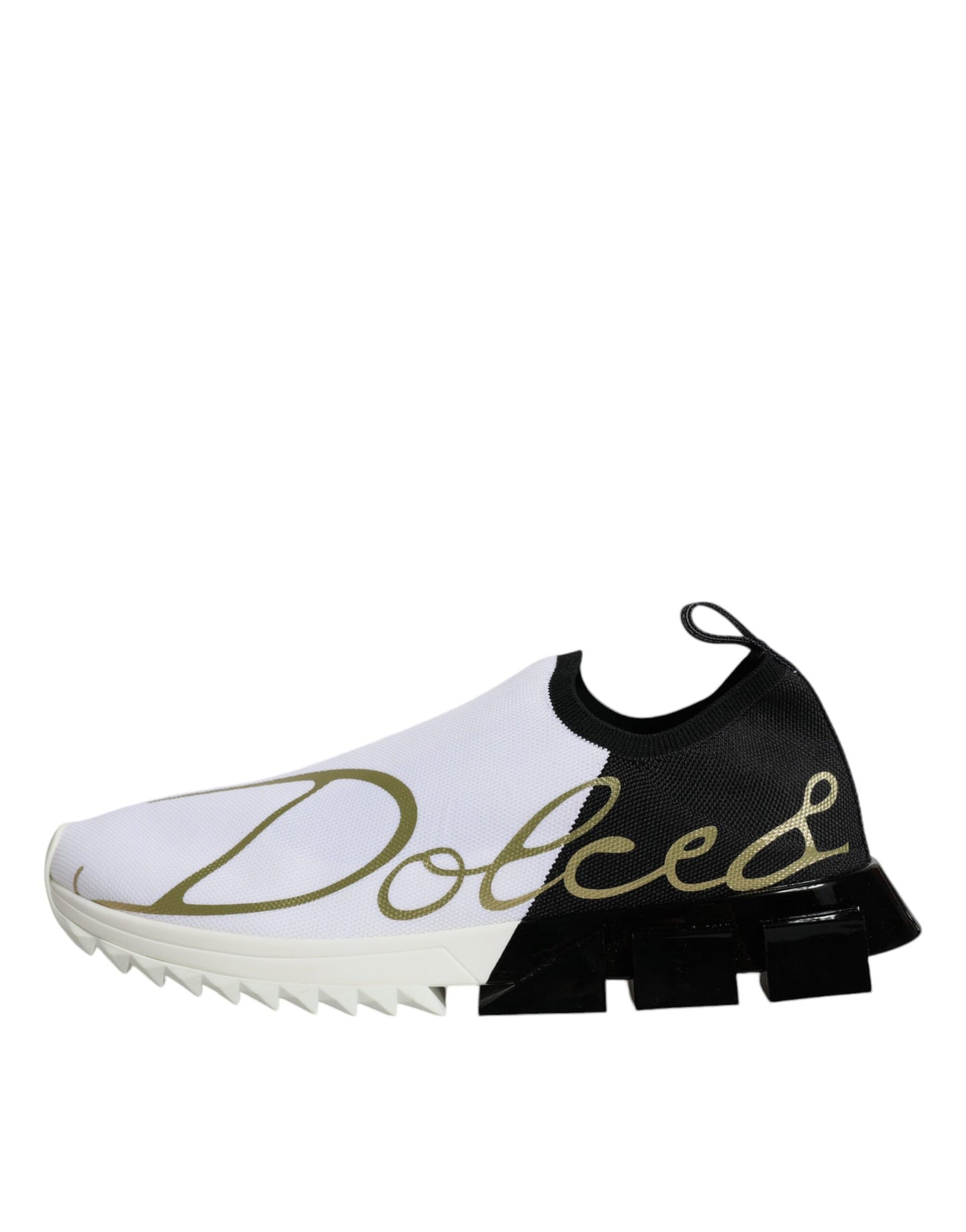 Dolce & Gabbana White Black Low Top Sorrento Men Sneakers Shoes Dolce & Gabbana