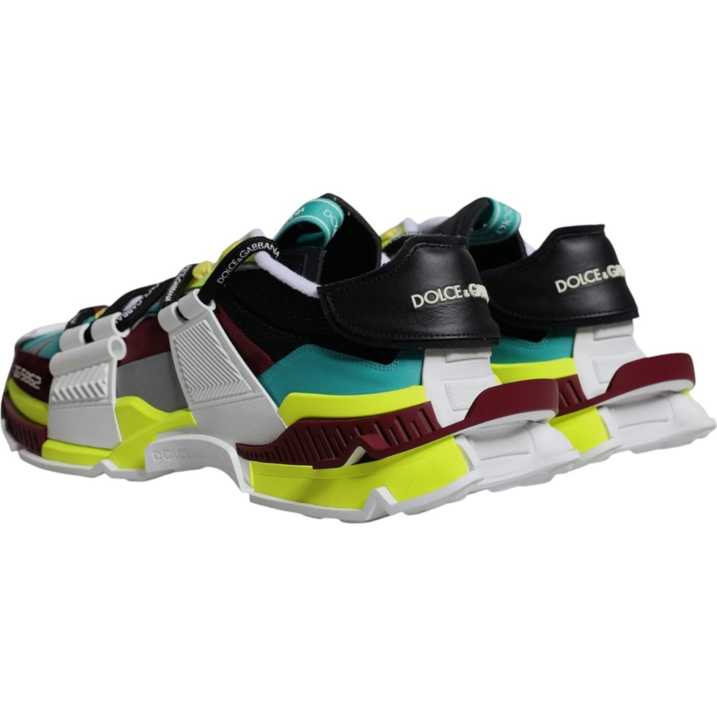 Dolce & Gabbana Multicolor Low Top Space Men Sneakers Shoes Dolce & Gabbana