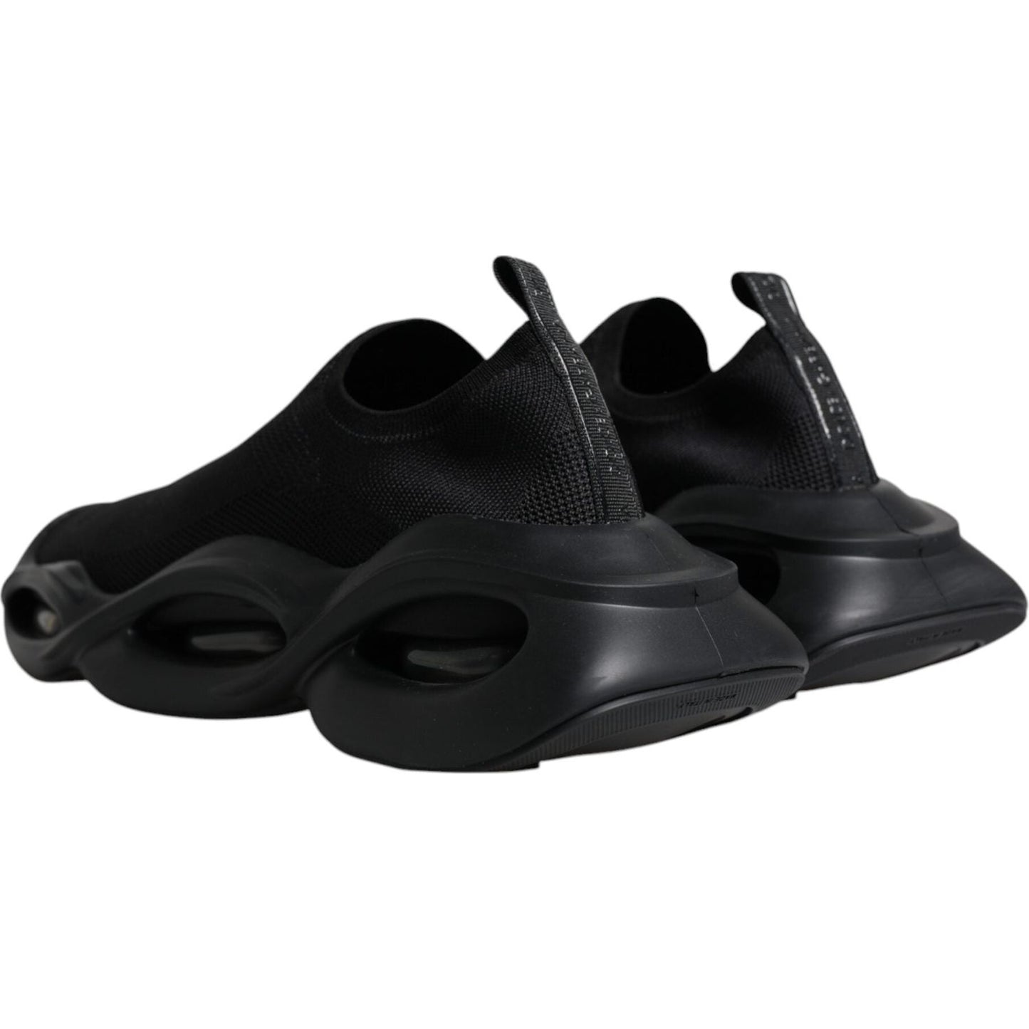 Dolce & Gabbana Black Slip On Wave Low Top Men Sneakers Shoes Dolce & Gabbana