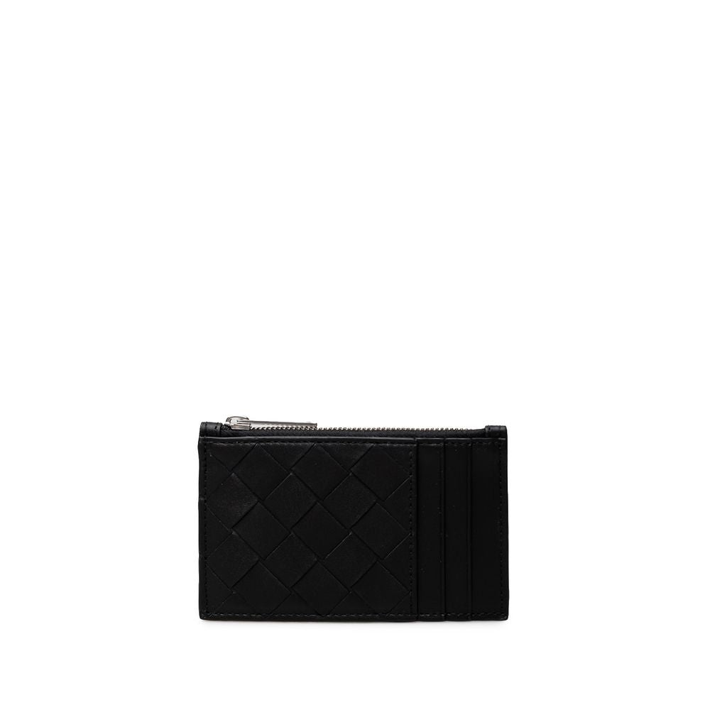 Bottega Veneta Black Leather Wallet Bottega Veneta