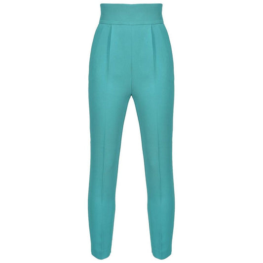 PINKO Green Polyester Jeans & Pant PINKO