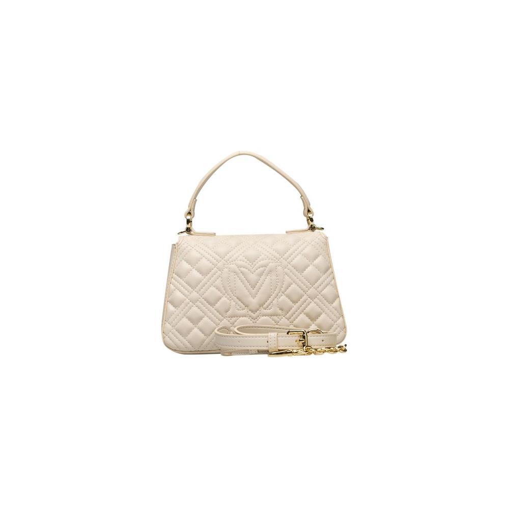 Love Moschino Beige Polyethylene Handbag Love Moschino