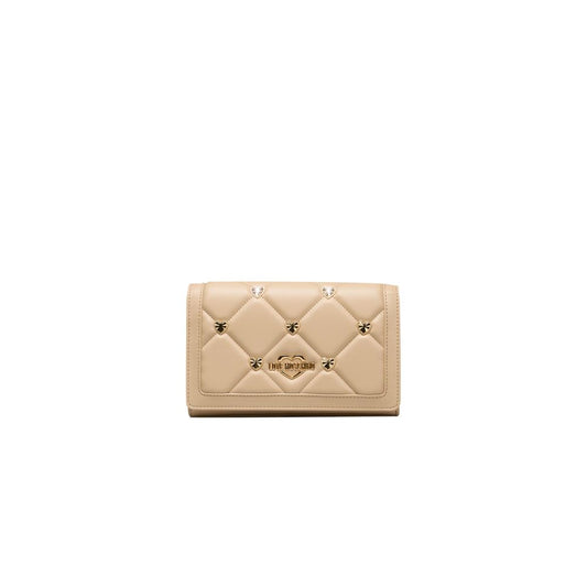 Love Moschino Beige Polyethylene Crossbody Bag