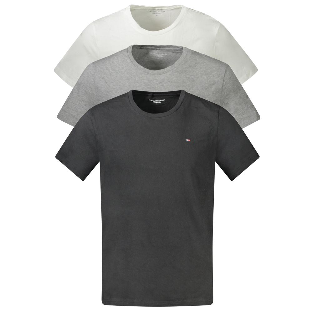 Tommy Hilfiger Gray Cotton T-Shirt Tommy Hilfiger