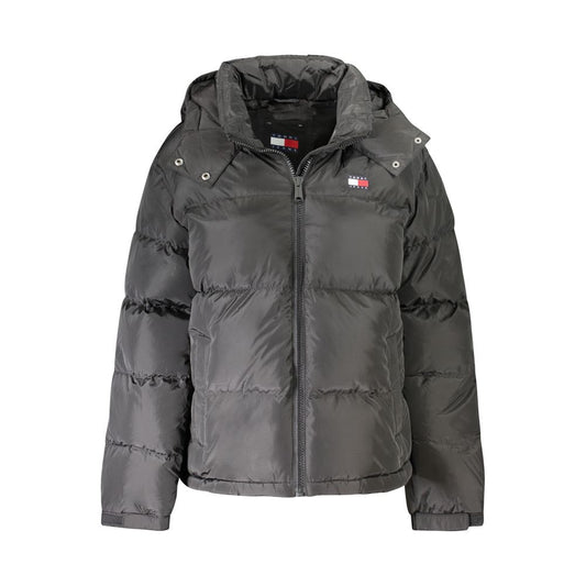 Tommy Hilfiger Black Polyester Jackets & Coat Tommy Hilfiger