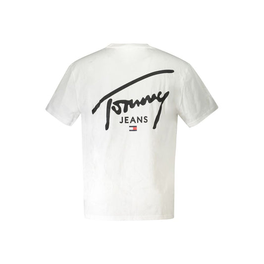 Tommy Hilfiger White Cotton T-Shirt Tommy Hilfiger