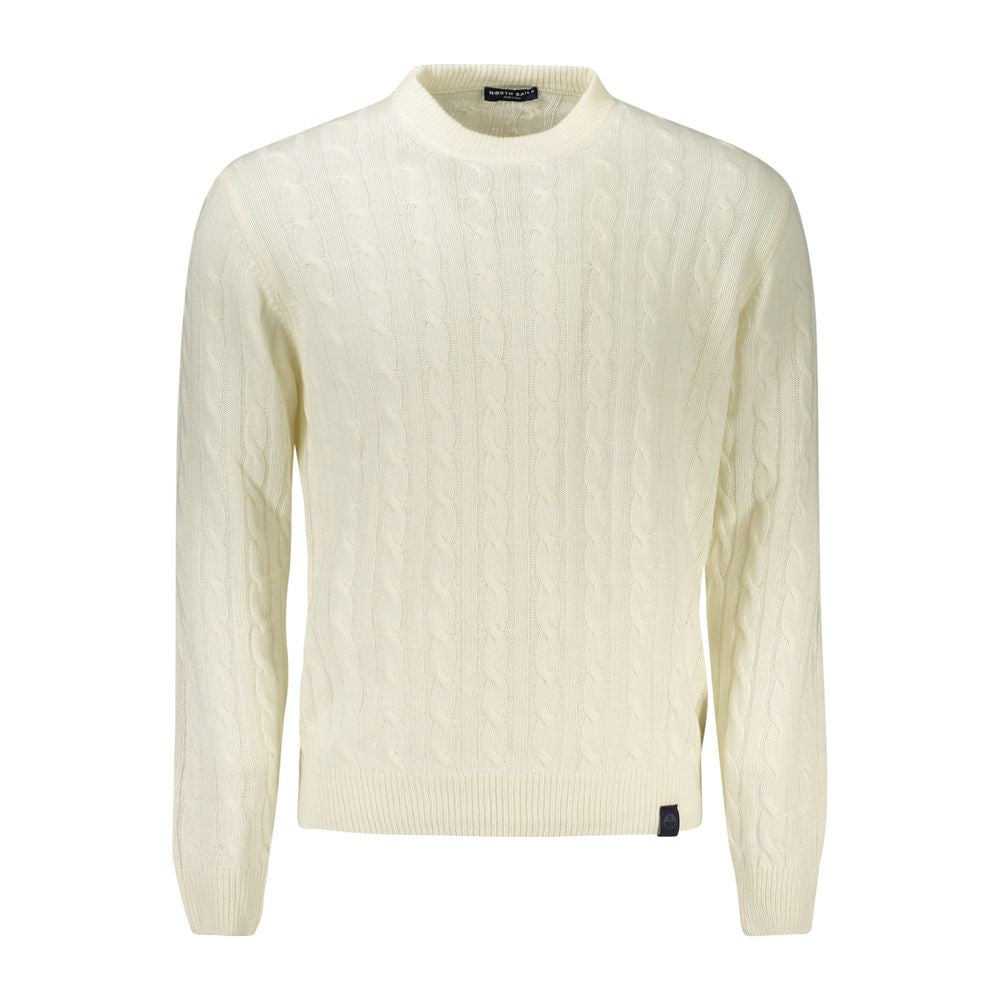 North Sails White Cashmere Sweater North Sails