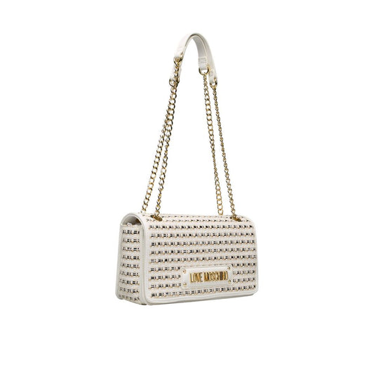 Love Moschino White Polyethylene Crossbody Bag Love Moschino