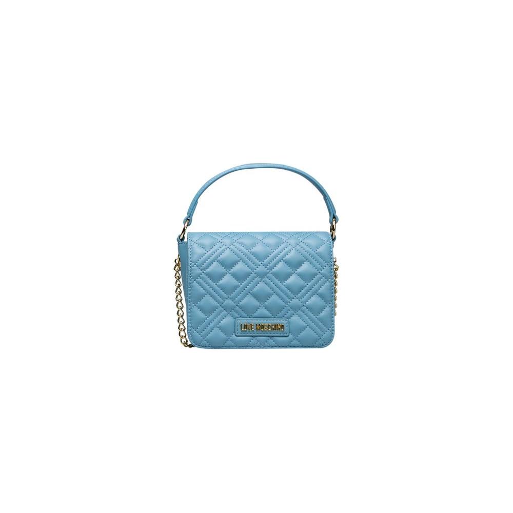 Love Moschino Light Blue Polyethylene Handbag Love Moschino