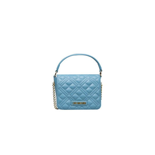 Love Moschino Light Blue Polyethylene Handbag Love Moschino