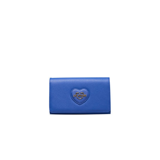 Love Moschino Blue Polyethylene Crossbody Bag Love Moschino