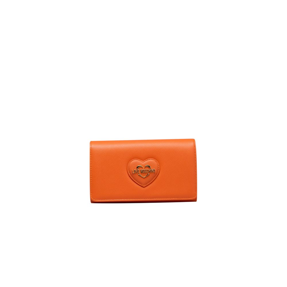 Love Moschino Orange Polyethylene Crossbody Bag