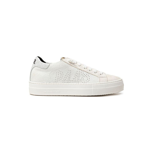 P448 White Leather Sneaker