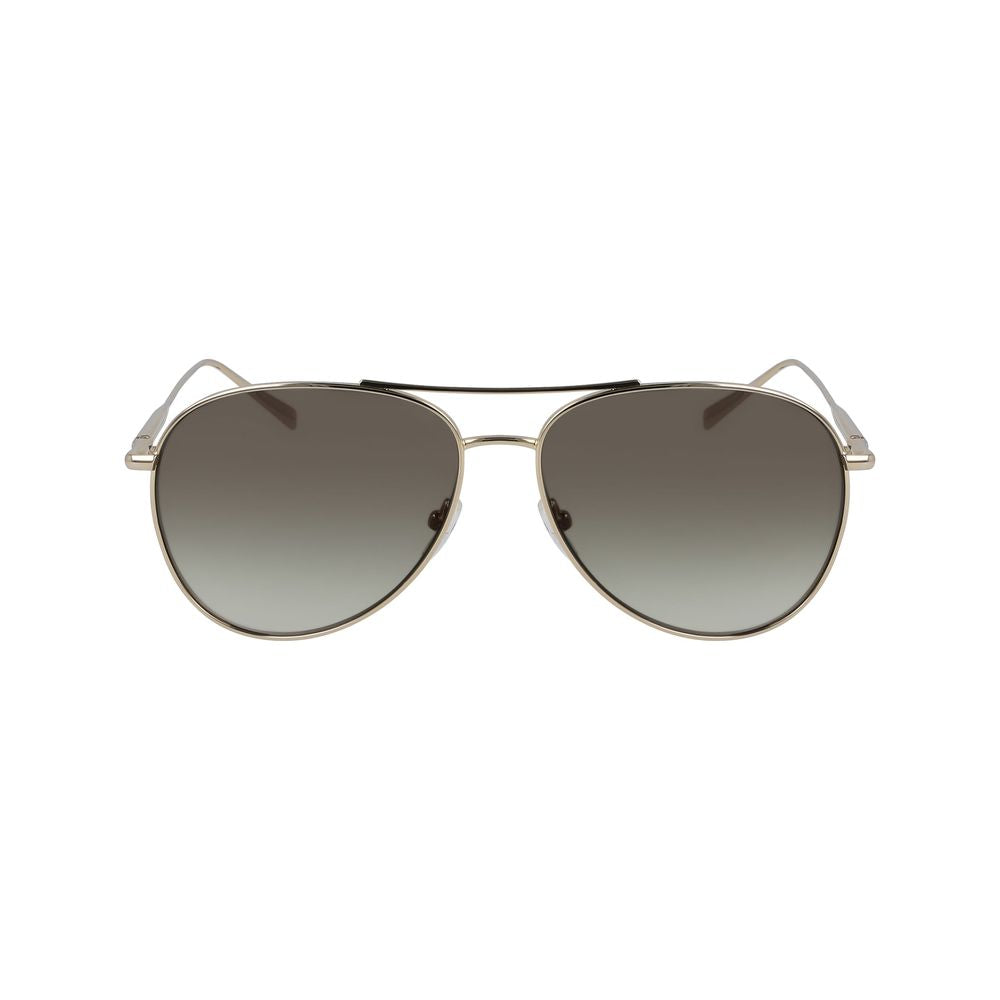 Longchamp Gold Metal Sunglasses Longchamp