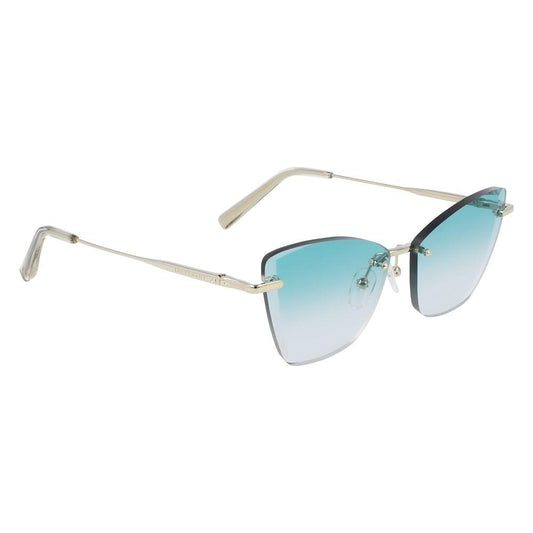 Longchamp Gold Metal Sunglasses Longchamp