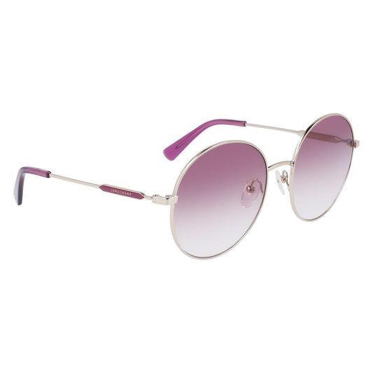 Longchamp Gold Metal Sunglasses Longchamp