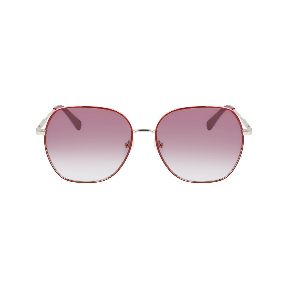 Longchamp Red Metal Sunglasses Longchamp