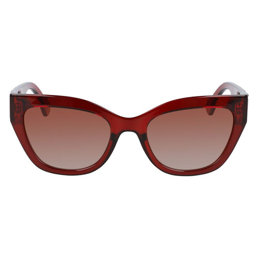 Longchamp Red Injected Sunglasses Longchamp