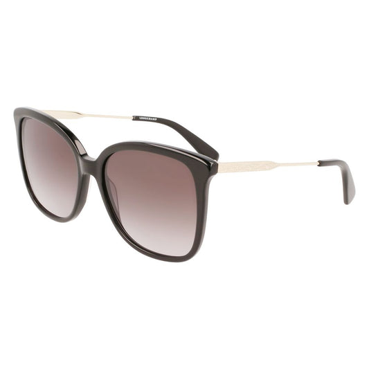 Longchamp Black Acetate Sunglasses Longchamp