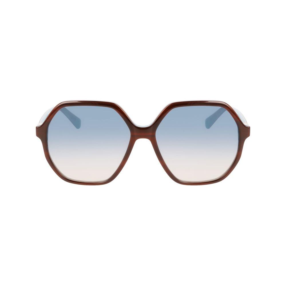 Longchamp Brown Acetate Sunglasses Longchamp