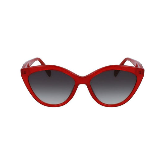 Longchamp Red Acetate Sunglasses Longchamp