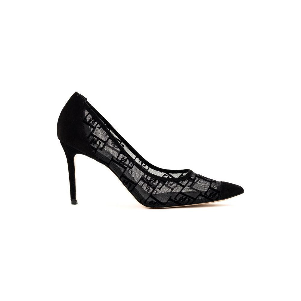 Elisabetta Franchi Black Nylon Pump Elisabetta Franchi