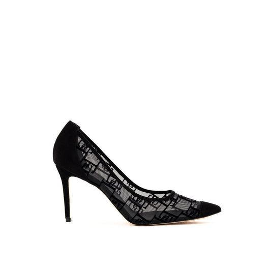 Elisabetta Franchi Black Nylon Pump