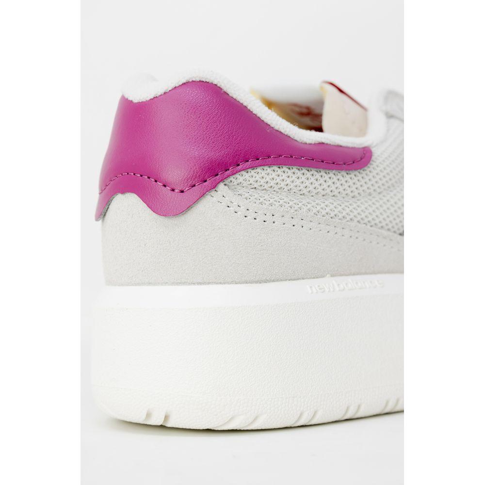 New Balance Pink Leather Sneaker New Balance