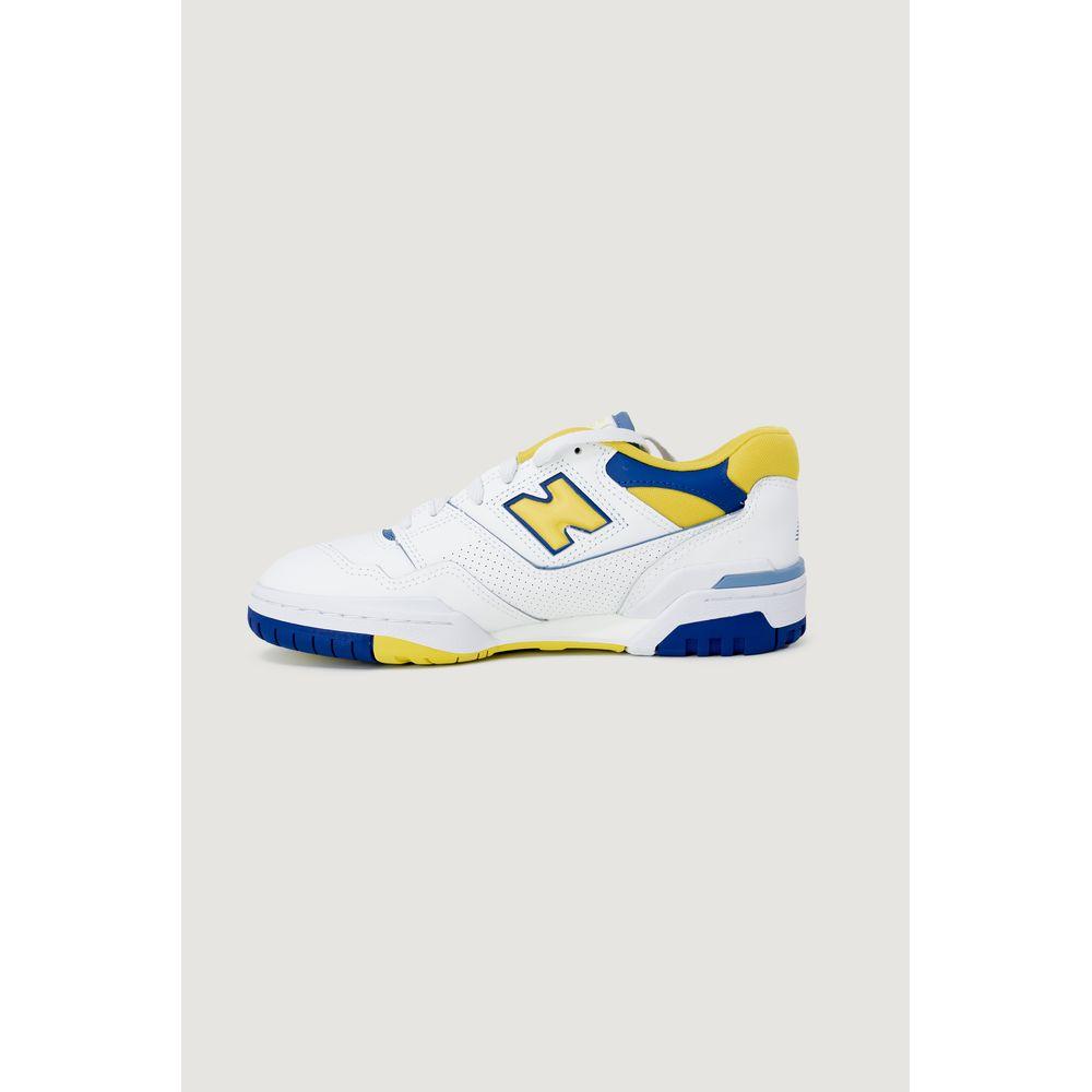 New Balance Yellow Synthetic Leather Sneaker New Balance