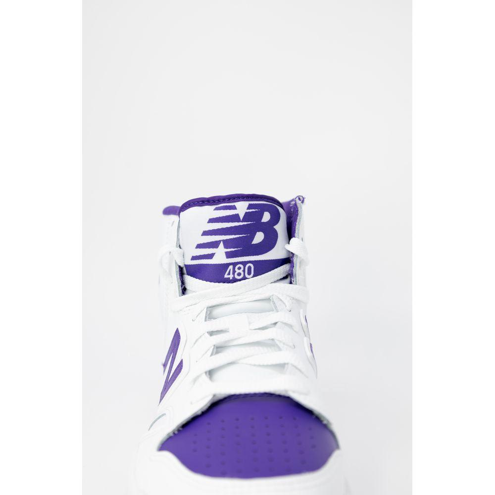 New Balance Purple Leather Sneaker New Balance