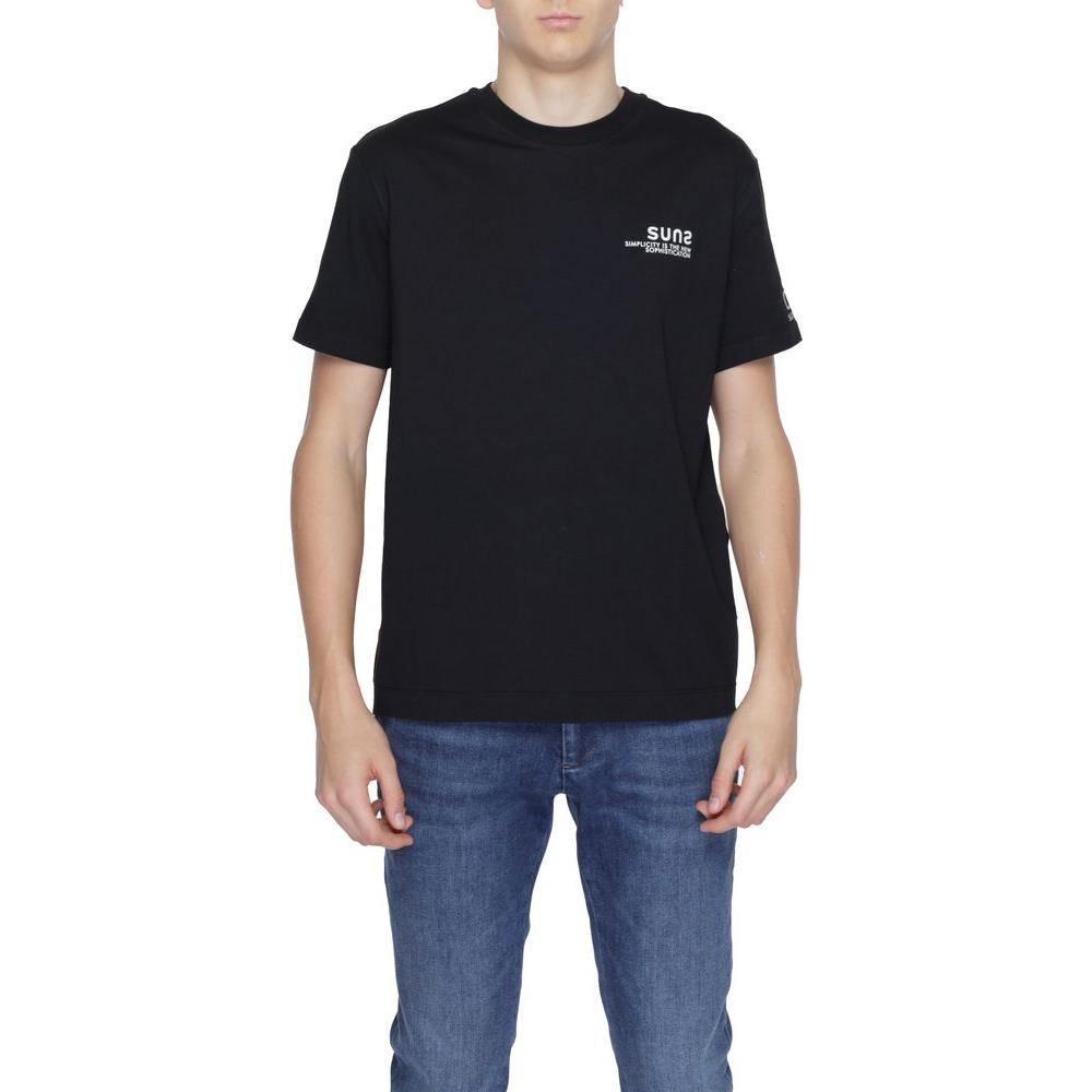 Suns Black Cotton T-Shirt