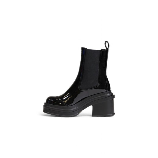 Armani Exchange Black Polyester Boot Armani Exchange