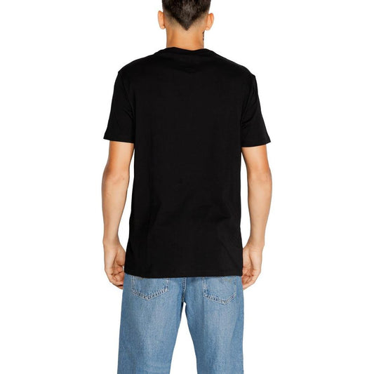 Armani Exchange Black Cotton T-Shirt Armani Exchange